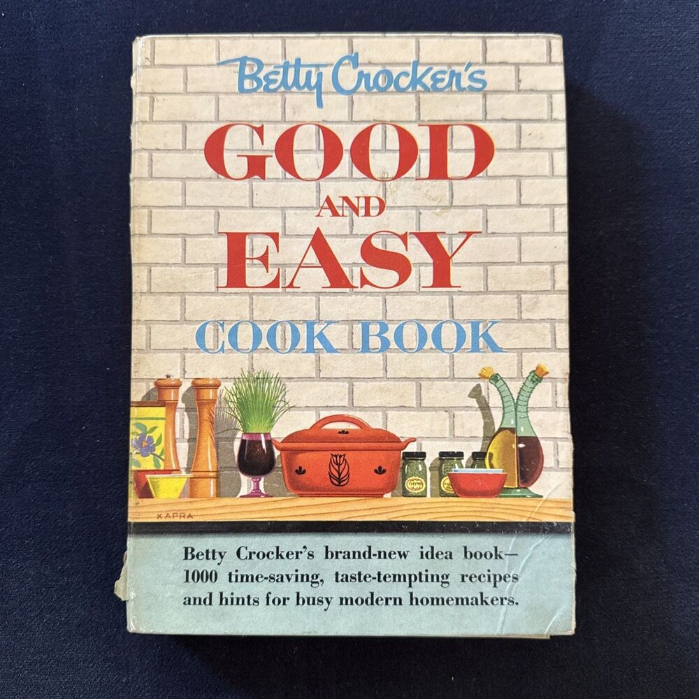 Vintage 1954 Betty Crocker Good and Easy Cook Book First Edition First Printing
